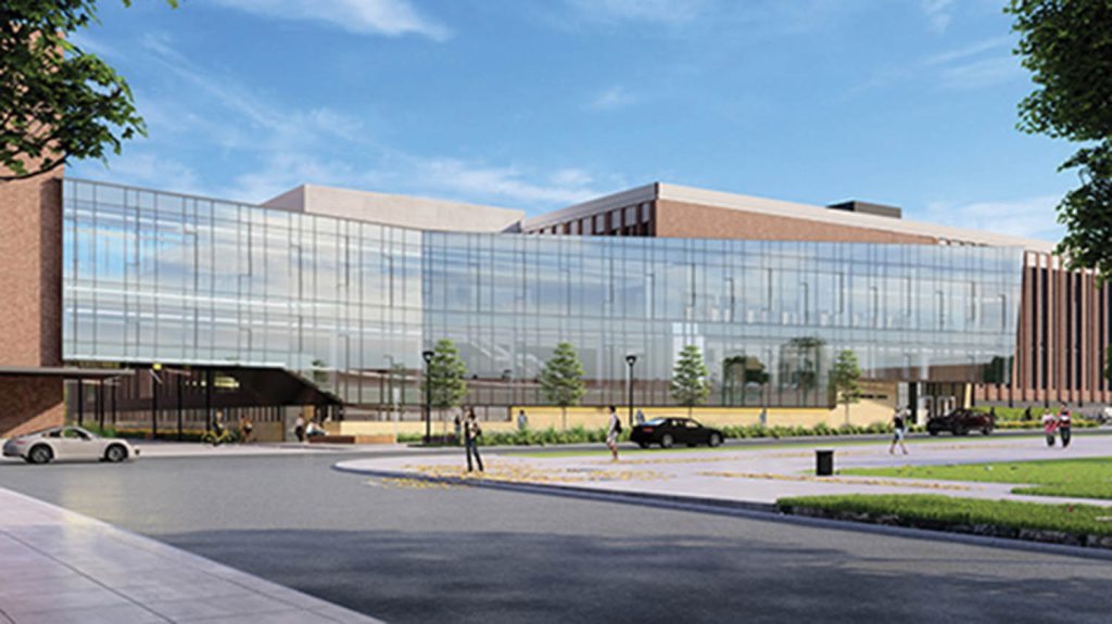 Rendering of the Engineering Research Center