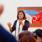 stock image of teacher in classroom