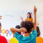 stock image of preschool classroom