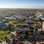 aerial view of campus