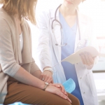 stock photo of doctor and patient