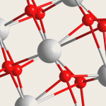 atomic level rendering of hafnium oxide