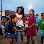 Indigenous youth playing