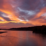 Nebraska river and sky