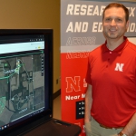 Nate Thorson at Eastern Nebraska Research, Extension and Education Center