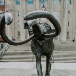 Archie statue in front of Morrill Hall