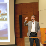 Adam Houston giving Nebraska Lecture