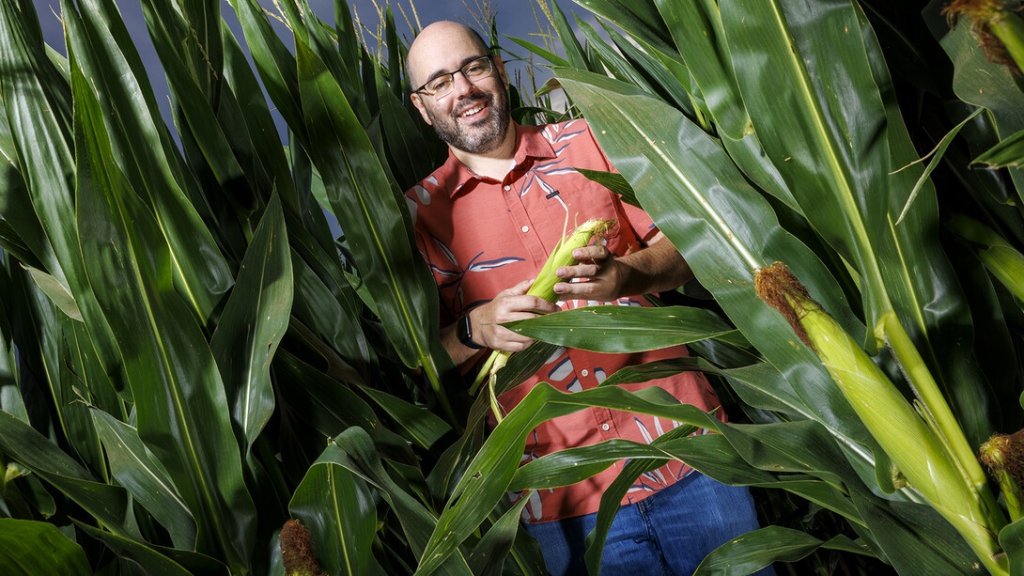 Plant scientist James Schnable