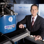 Matias Schubert in lab