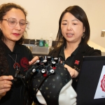 Yingying Wang in lab